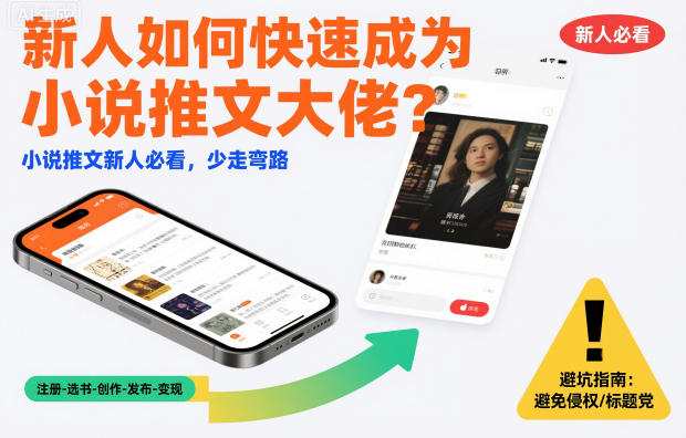 新人如何快速成为小说推文大佬？小说推文新人必看，少走弯路-禾谷轻创网