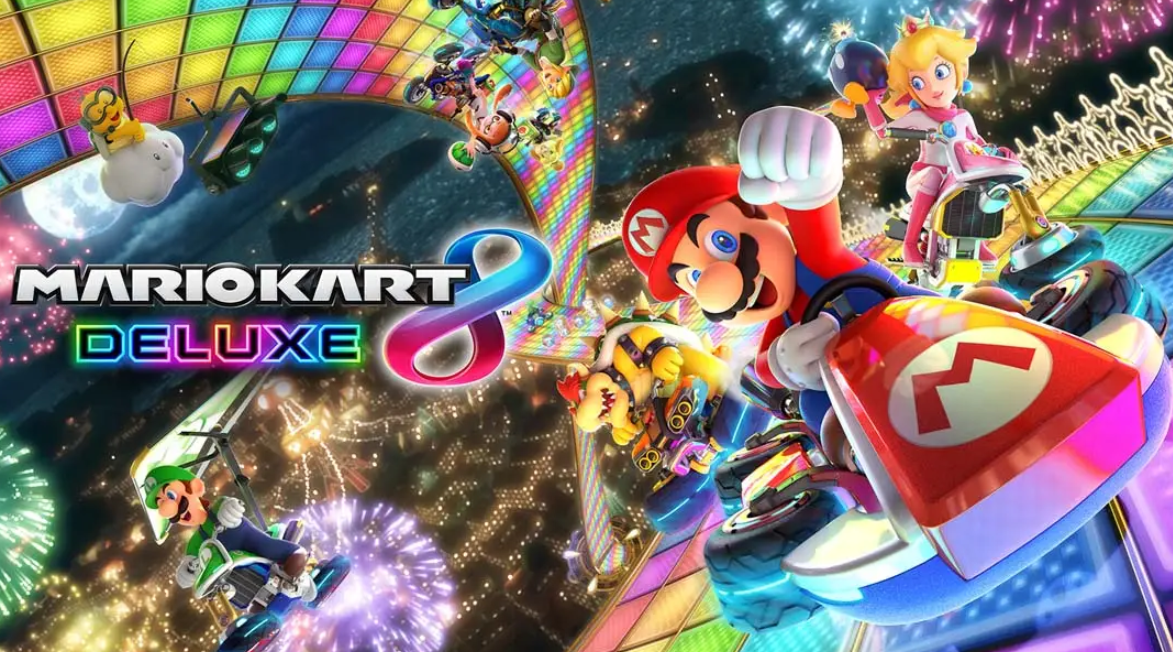 《马里奥赛车8豪华版 Mario Kart 8 Deluxe》Switch中文版NSP下载 – 含3.0.5补丁+1DLC-禾谷轻创网