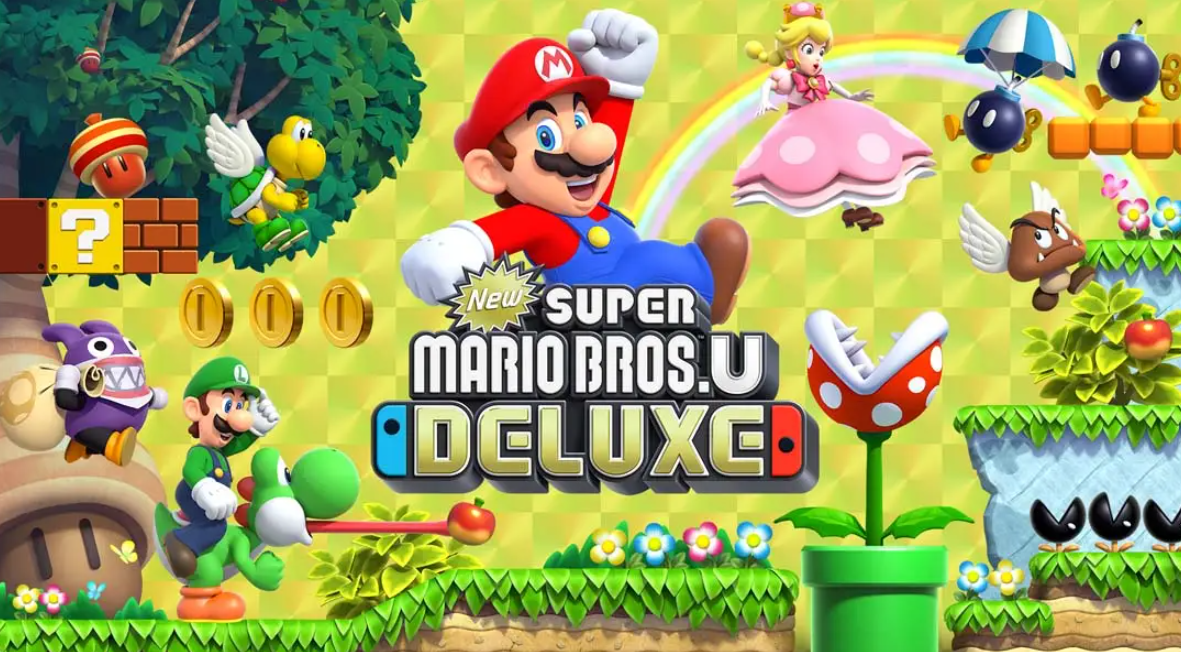 《新超级马里奥兄弟U 豪华版 New Super Mario Bros. U Deluxe》Switch中文版NSP下载 – 含1.0.2补丁-禾谷轻创网
