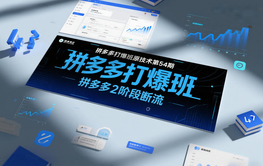 拼多多打爆班原创技术第54期，拼多多2阶段断流-禾谷轻创网