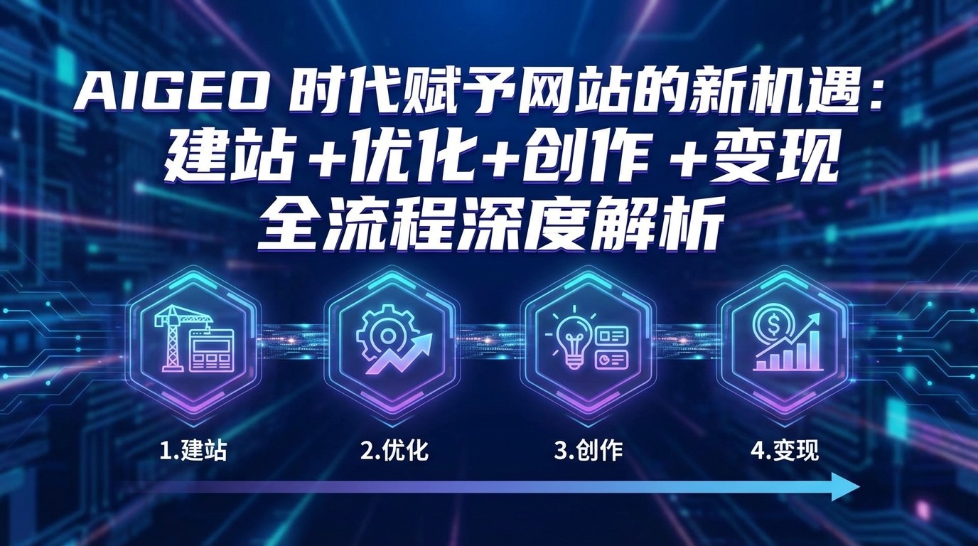 AIGEO+时代赋予网站的新机遇：建站+优化+创作+变现+全流程深度解析-禾谷轻创网