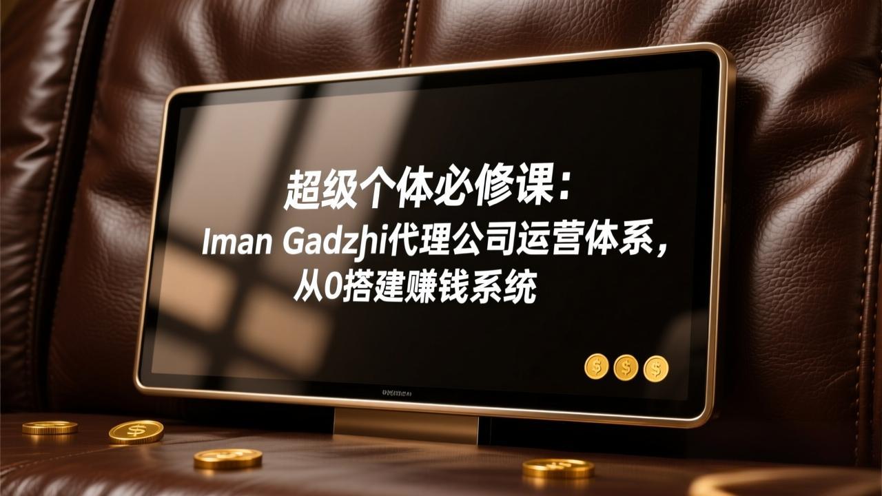 超级个体必修课：Iman Gadzhi代理公司运营体系，从0搭建赚钱系统-禾谷轻创网