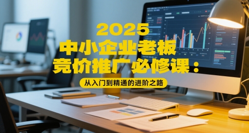 2025中小企业老板竞价推广必修课：从入门到精通的进阶之路-禾谷轻创网