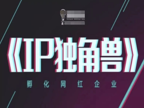 IP独角兽，孵化网红企业，ip教程-禾谷轻创网