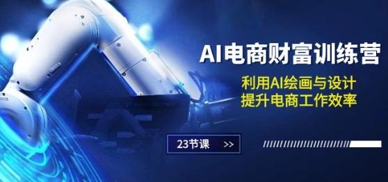 AI电商-财富训练营：利用AI绘画与设计，提升电商工作效率(23节课)-禾谷轻创网