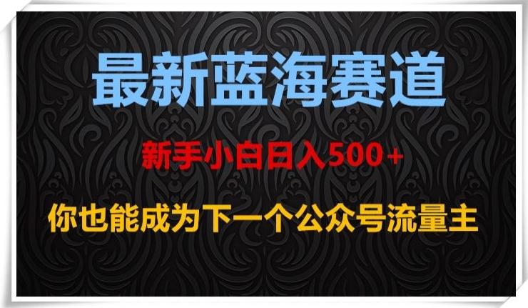 最新蓝海赛道，新手小白日入500+，你也能成为下一个公众号流量主【揭秘】-禾谷轻创网