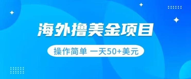 撸美金项目无门槛操作简单小白一天50+美刀-禾谷轻创网