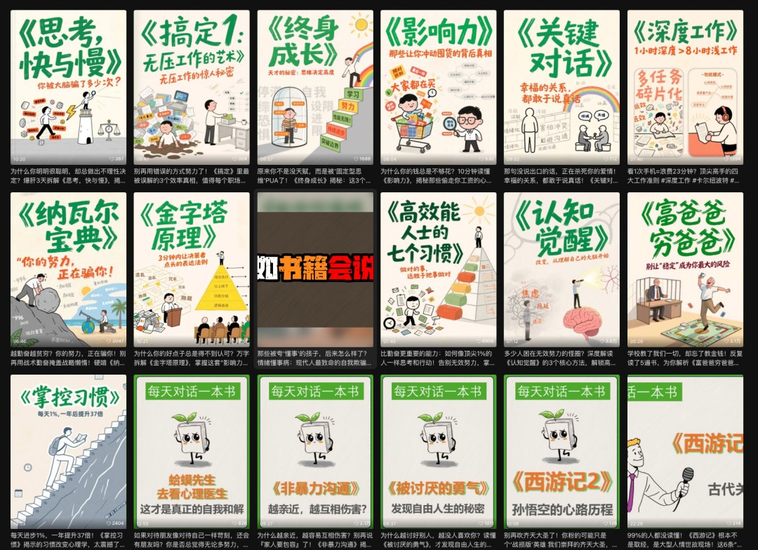 利用扣子工作流制作AI视频工具，一键制作“假如书籍会说话”爆款视频保姆级教程-禾谷轻创网