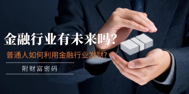 某付费文章：金融行业有未来吗？普通人如何利用金融行业发财?(附财富密码-禾谷轻创网
