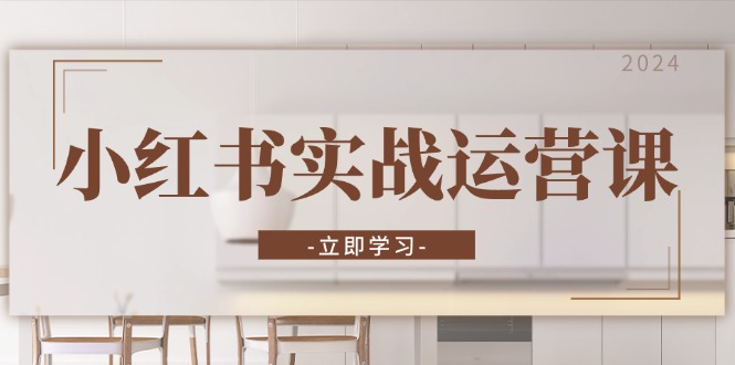 小红书实战运营课：从开通店铺到直播话术，打造爆款笔记与高效直播-禾谷轻创网