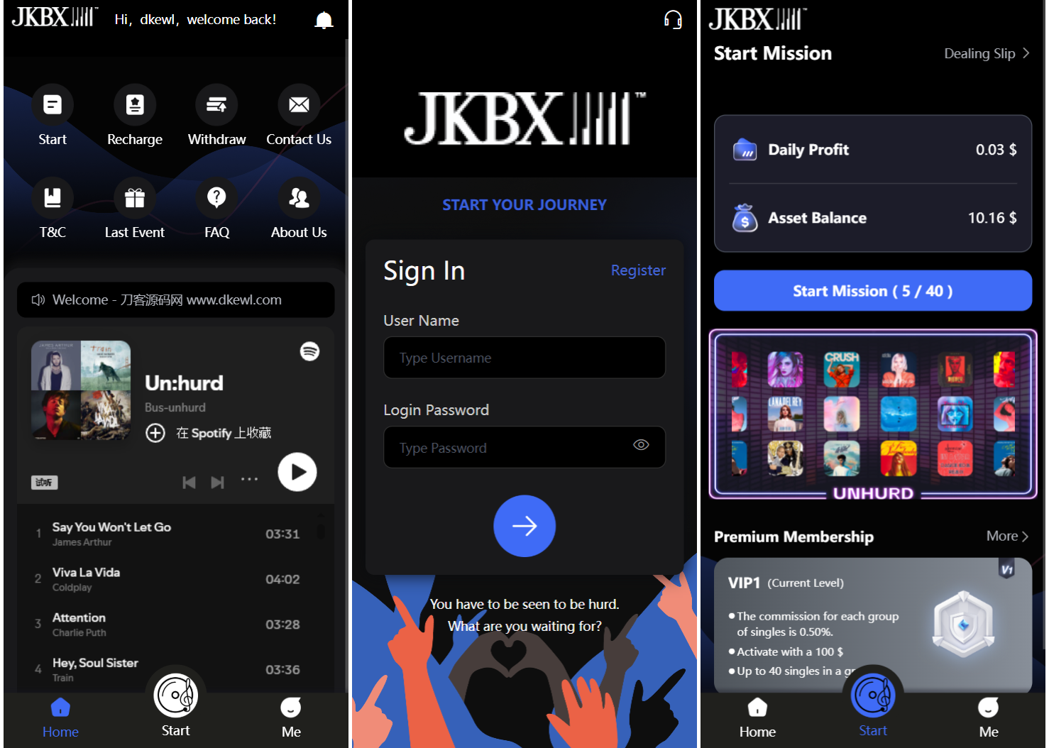 JKBX海外音乐抢单系统源码 Thinkphp框架 附教程-禾谷轻创网