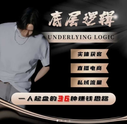 一个人起盘的底层逻辑，私域流量-直播电商-实体获客，一人起盘的36种賺钱思路-禾谷轻创网