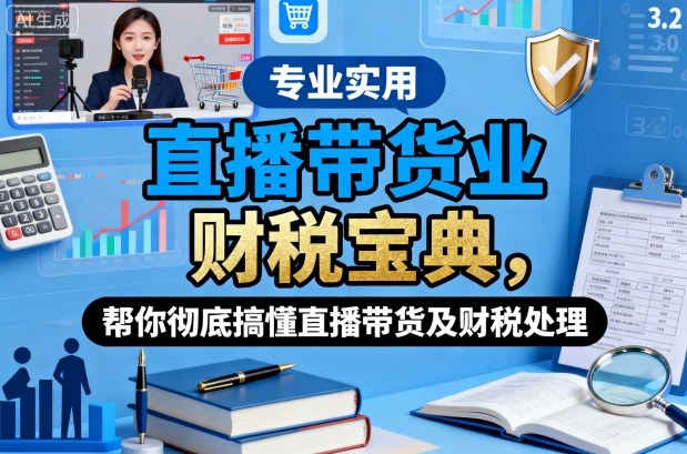 直播带货业财税宝典，帮你彻底搞懂直播带货及财税处理-禾谷轻创网