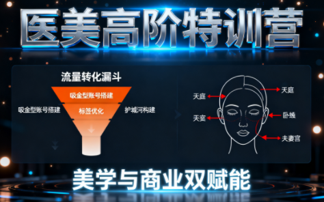 0-1000万医美高阶特训营课程-禾谷轻创网