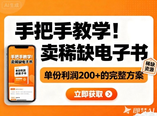 手把手教学！在小红书卖稀缺电子书，单份利润2张+的完整方案-禾谷轻创网