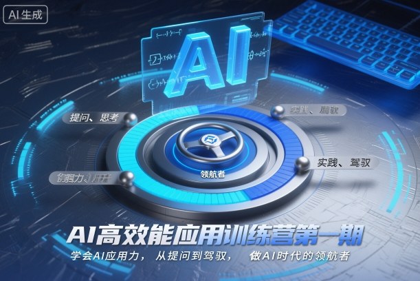 AI高效能应用训练营第一期，学会AI应用力，从提问到驾驭，做AI时代的领航者-禾谷轻创网