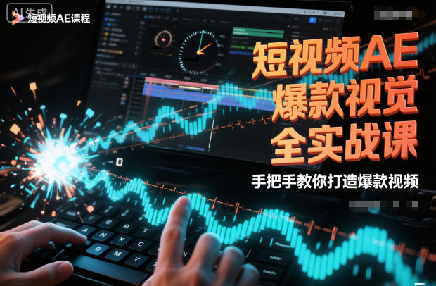 短视频AE爆款视觉全实战课，手把手教你打造爆款视频-禾谷轻创网