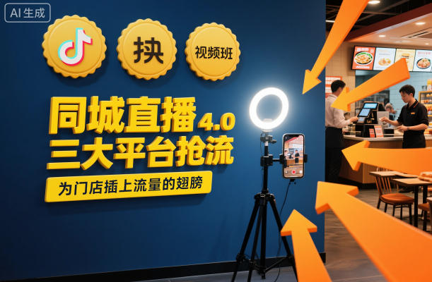 同城直播实操班4.0，三大平台抢流，为门店插上流量的翅膀-禾谷轻创网