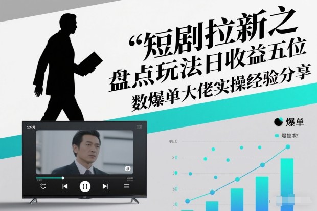短剧拉新之盘点玩法日收益五位数爆单大佬实操经验分享-禾谷轻创网