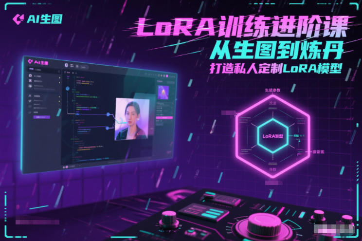 LoRA训练进阶课，从生图到炼丹，打造私人定制LoRA模型-禾谷轻创网