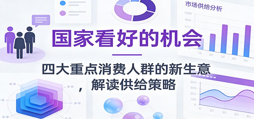 公众号付费文章：国家看好的机会，四大重点消费人群的新生意，解读供给策略-禾谷轻创网