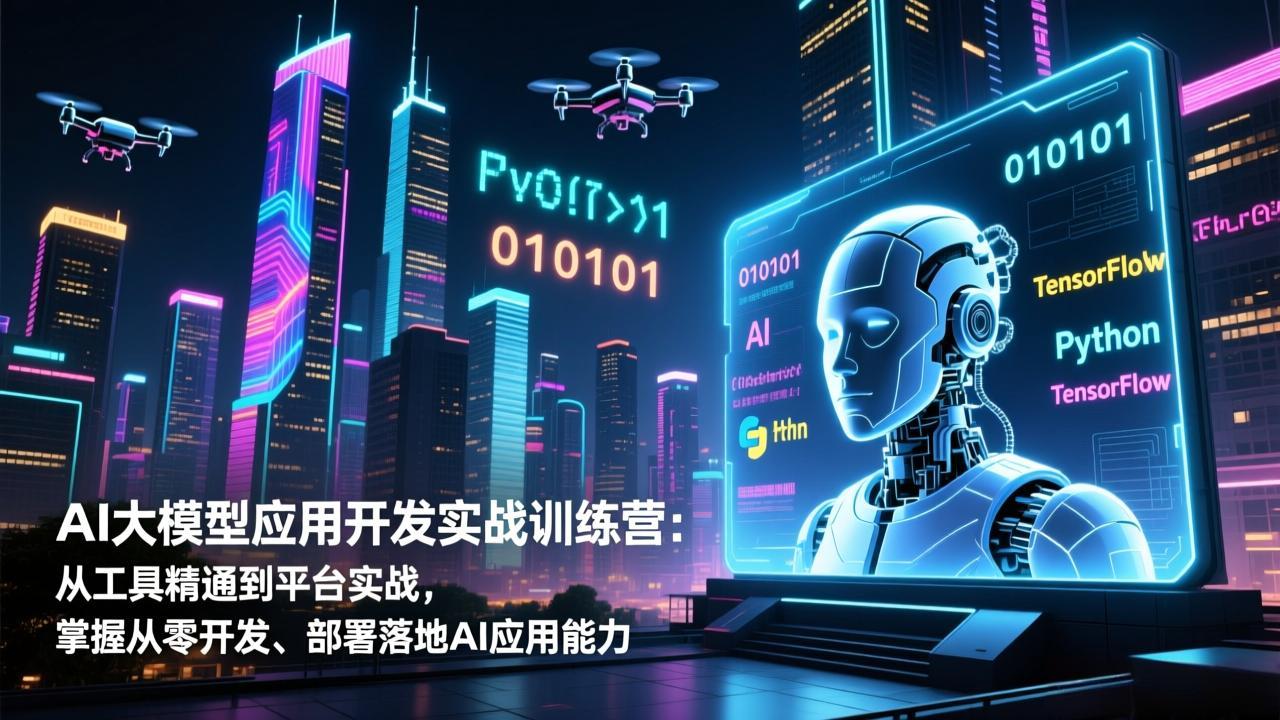 AI大模型应用开发实战训练营：从工具精通到平台实战，掌握从零开发、部署落地AI应用能力-禾谷轻创网
