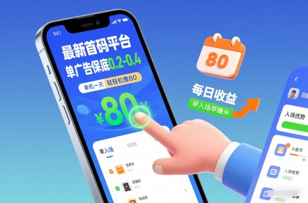 最新首码平台，单广告保底0.2-0.4，单机一天轻松撸80，早入场早賺米【揭秘】-禾谷轻创网