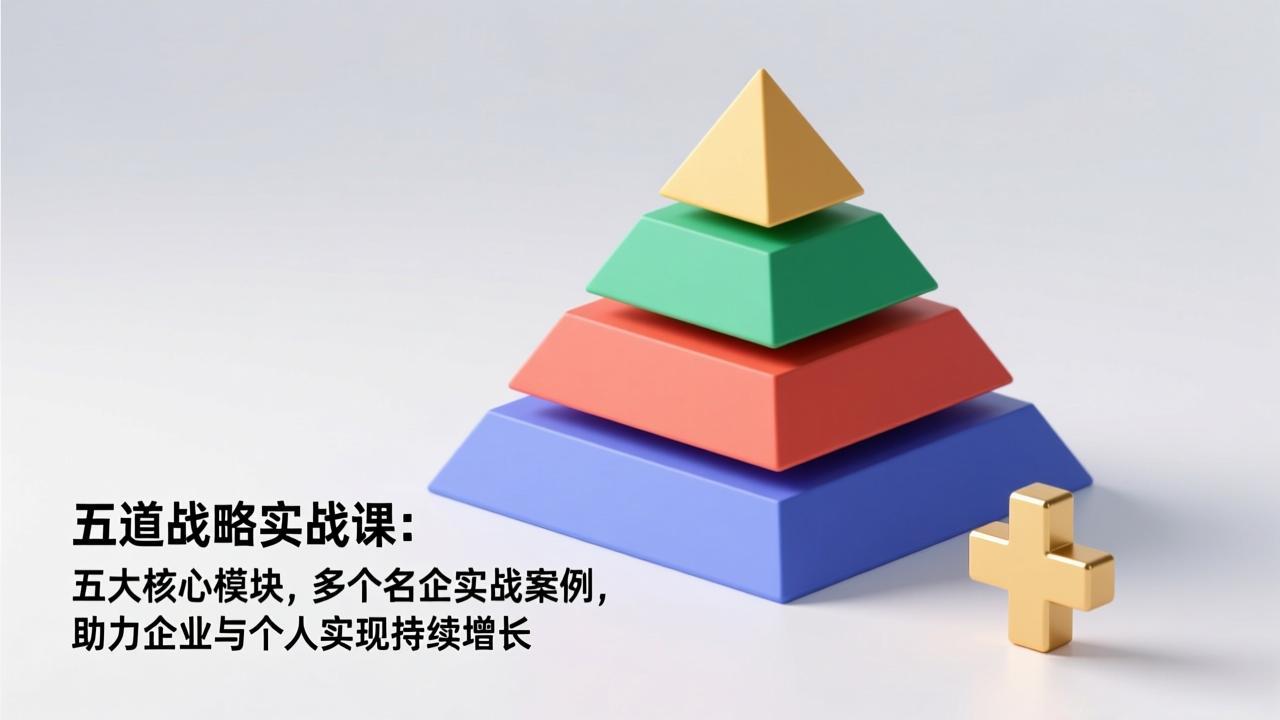 五道战略实战课：五大核心模块，多个名企实战案例，助力企业与个人实现持续增长-禾谷轻创网