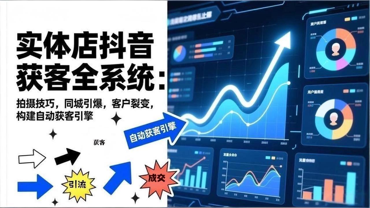 2026实体店抖音获客全系统：拍摄技巧，同城引爆，客户裂变，构建自动获客引擎-禾谷轻创网