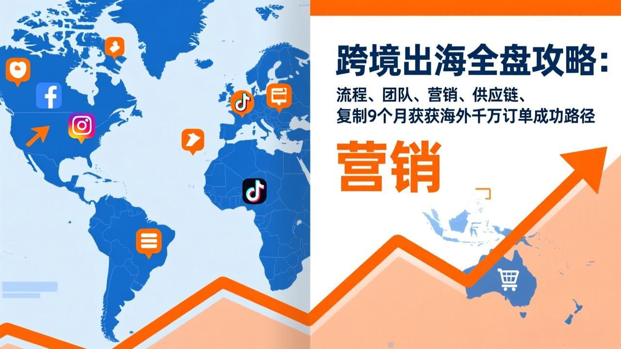 跨境出海全盘攻略：流程，团队，营销，供应链，复制9个月斩获海外千万订单成功路径-禾谷轻创网
