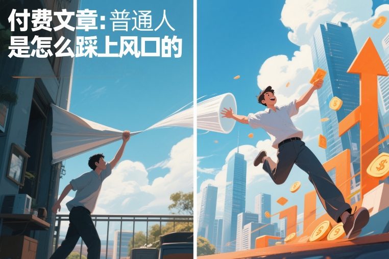 付费文章：普通人是怎么踩上风口的-禾谷轻创网