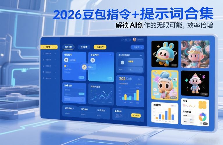 2026豆包指令+提示词合集，解锁AI创作的无限可能，效率倍增-禾谷轻创网