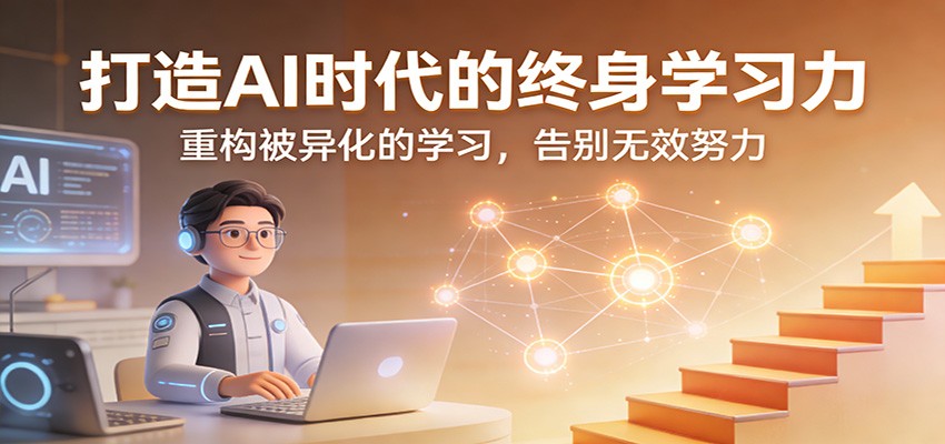 打造AI时代的终身学习力：重构被异化的学习，告别无效努力-禾谷轻创网