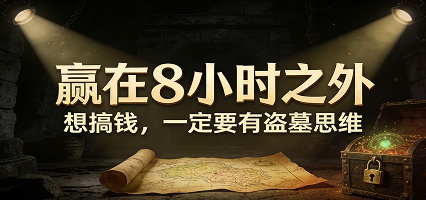 公众号付费文章《赢在8小时之外，想搞钱，一定要有盗墓思维》-禾谷轻创网