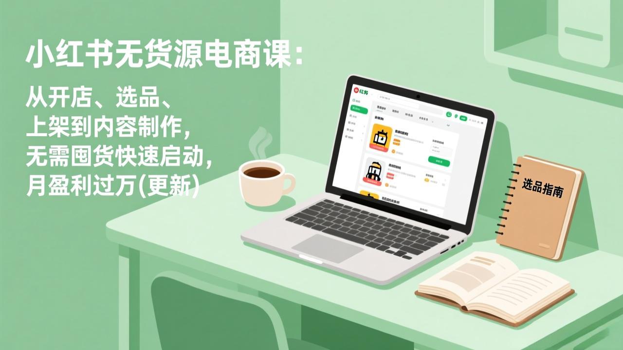 小红书无货源电商课(更新-禾谷轻创网