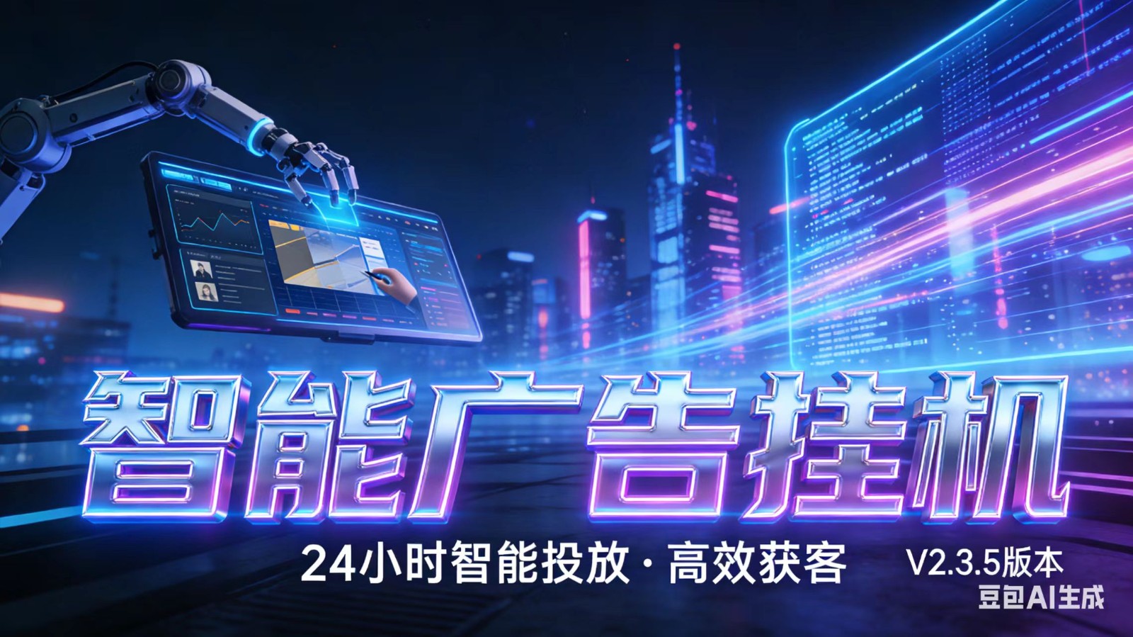 AI 广告云挂机 · 全域流量变现平台-禾谷轻创网