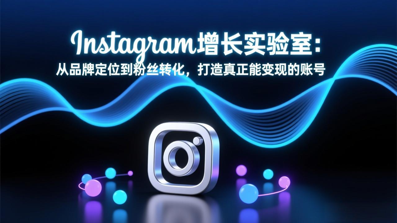 Instagram增长实验室：从品牌定位到粉丝转化，打造真正能变现的账号-禾谷轻创网