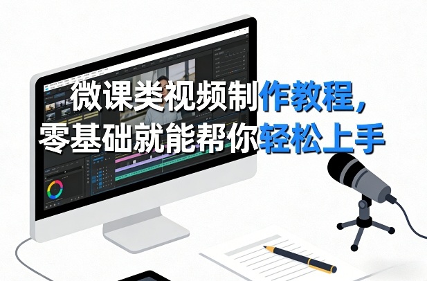 微课类视频制作教程，零基础就能帮你轻松上手-禾谷轻创网