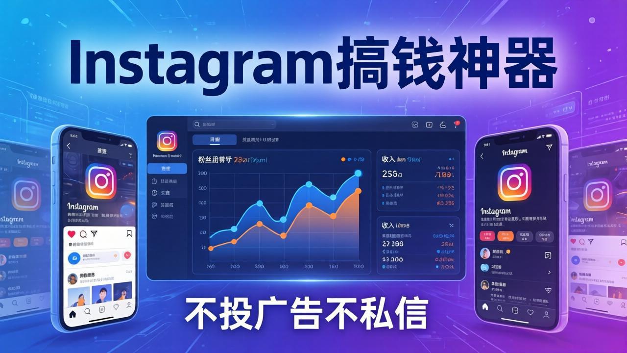 Instagram搞钱神器：月涨6万粉+月入5万刀，不投广告不私信，靠算法+低价产品-禾谷轻创网