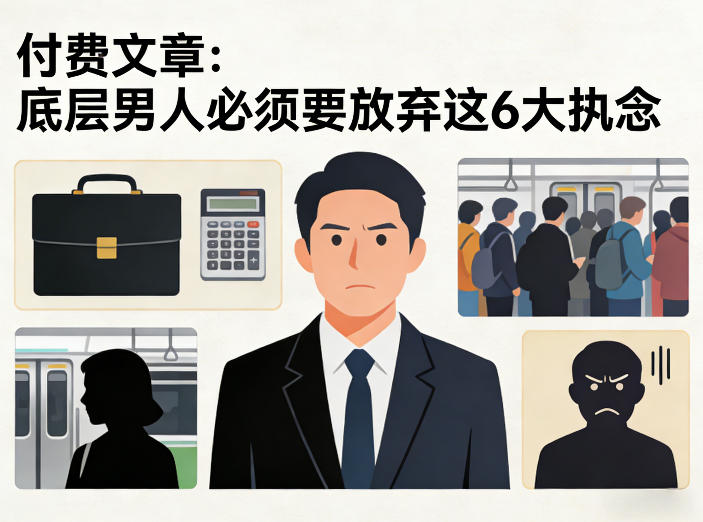 付费文章：底层男人必须要放弃这6大执念-禾谷轻创网