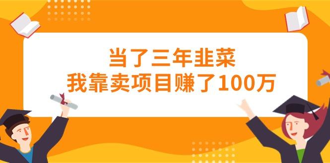 当了三年韭菜我靠卖项目赚了100万-禾谷轻创网