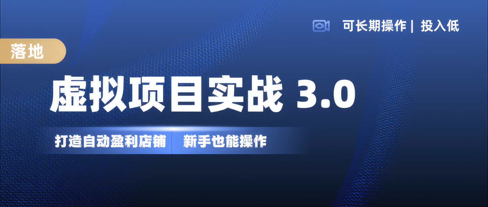 虚拟项目实操落地 3.0,新手轻松上手，单品月入1W+-禾谷轻创网
