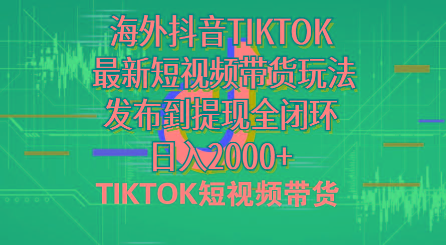 海外短视频带货，最新短视频带货玩法发布到提现全闭环，日入2000+-禾谷轻创网