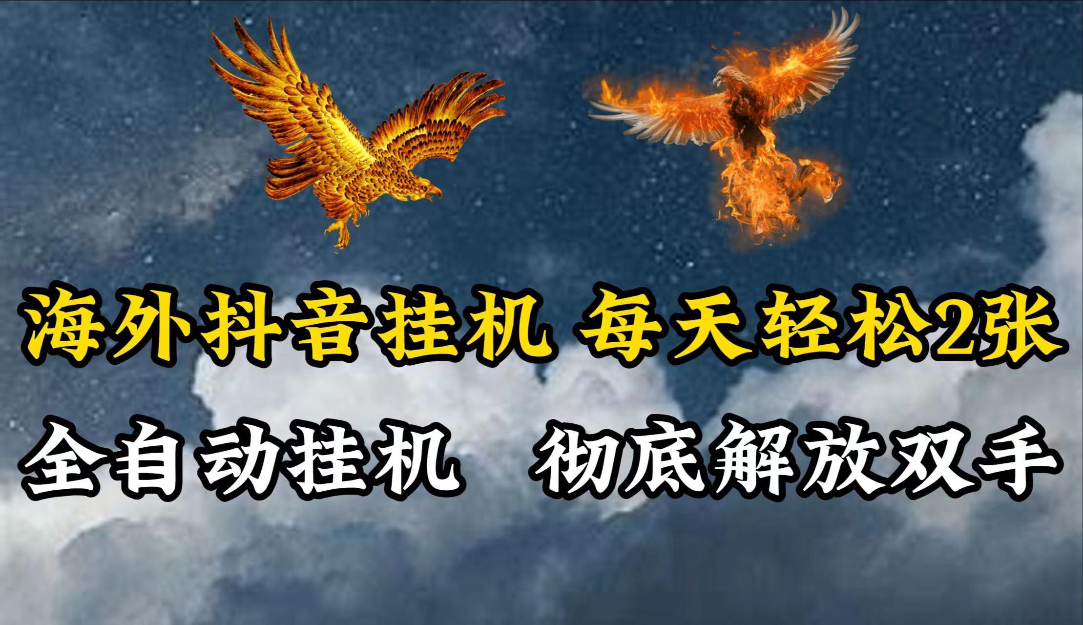 海外抖音挂机，每天轻松2张，全自动挂机，彻底解放双手！-禾谷轻创网