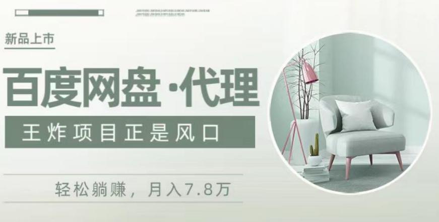 度盘代理，月入7w保姆级全方位教程-禾谷轻创网