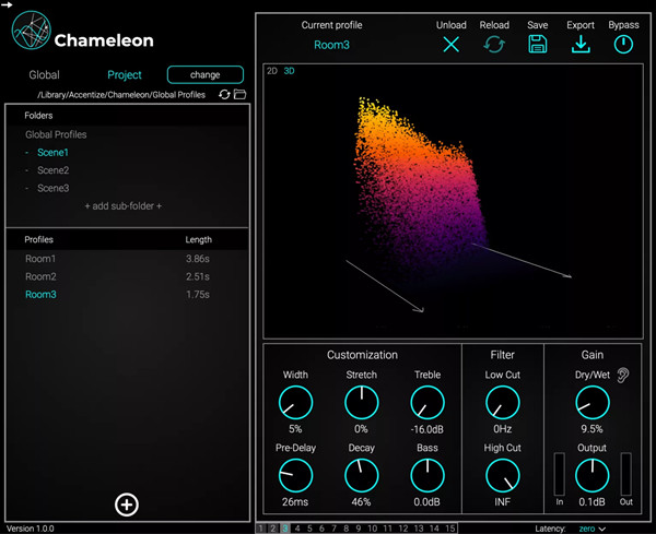 Accentize Chameleon(智能音频插件) v2.1.1 免费版-禾谷轻创网