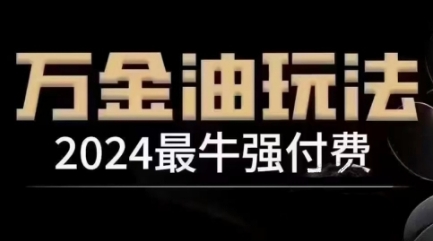 2024最牛强付费，万金油强付费玩法，干货满满，全程实操起飞-禾谷轻创网