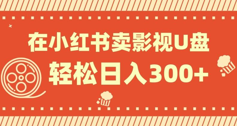 在小红书上卖影视U盘，轻松日入300+，操作简单，小白可轻松上手-禾谷轻创网