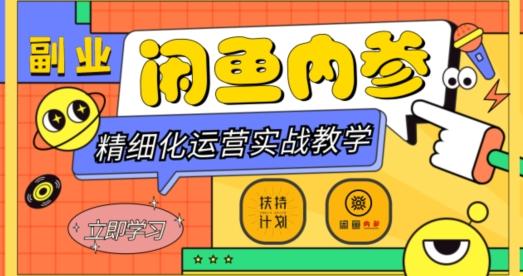 闲鱼精细化运营入门+高阶实战教学，从底层逻辑到轻松变现，多维度玩转闲鱼副业-禾谷轻创网