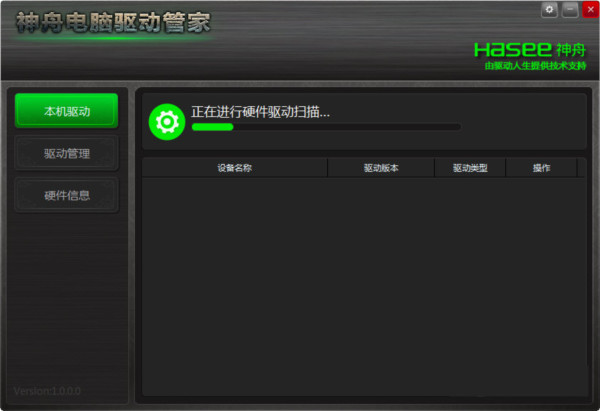 神舟电脑驱动管家 v1.0 官方免费版-禾谷轻创网